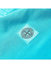 Men's Wappen Logo Patch Polo Shirt Sky Blue - STONE ISLAND - BALAAN 4