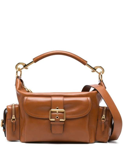 Camera Shiny Leather Shoulder Bag Clay Brown - CHLOE - BALAAN 2