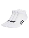 Performance Light Ankle Socks 3 Pairs White - ADIDAS - BALAAN 4