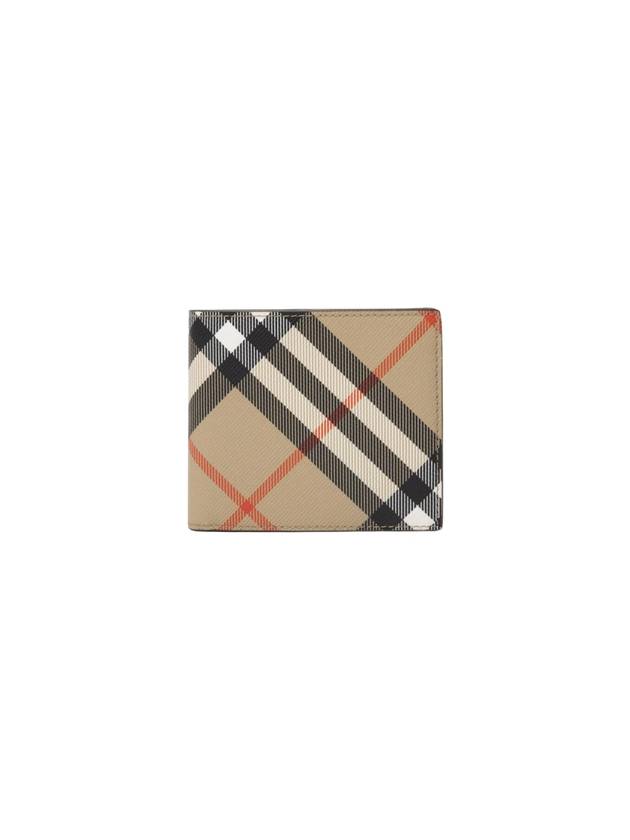 Check Bifold Half Wallet Sand - BURBERRY - BALAAN 2