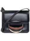 Katie Shiny Calfskin Cross Bag Black - CHLOE - BALAAN.