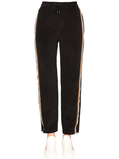 Women's Line Cotton Track Pants Black - DSQUARED2 - BALAAN 2