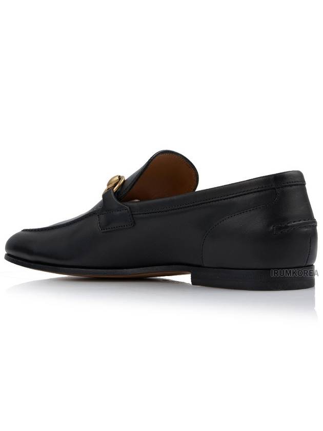 Jordaan Leather Loafers Black - GUCCI - BALAAN 4