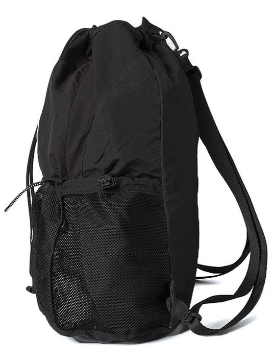 Nylon color matching string backpack Black - THE GREEN LAB - BALAAN 2