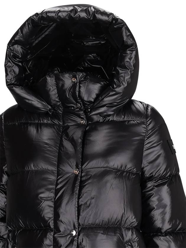 SHINY QUILTED DOWN JACKET WITH HOOD - ADD - BALAAN 3