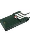 4-Bar Stripe Phone Holder Cross Bag Dark Green - THOM BROWNE - BALAAN 6