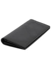 Check Leather Long Wallet Black - BURBERRY - BALAAN 4