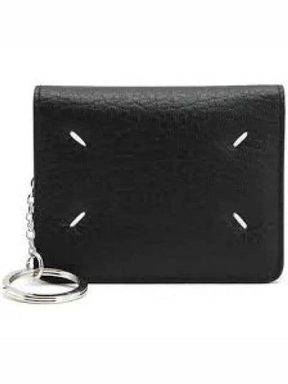 4 Stitch Keyring Card Wallet Black - MAISON MARGIELA - BALAAN 2