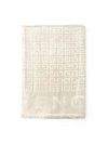 4G Shiny Silk Jacquard Scarf Ivory - GIVENCHY - BALAAN 5