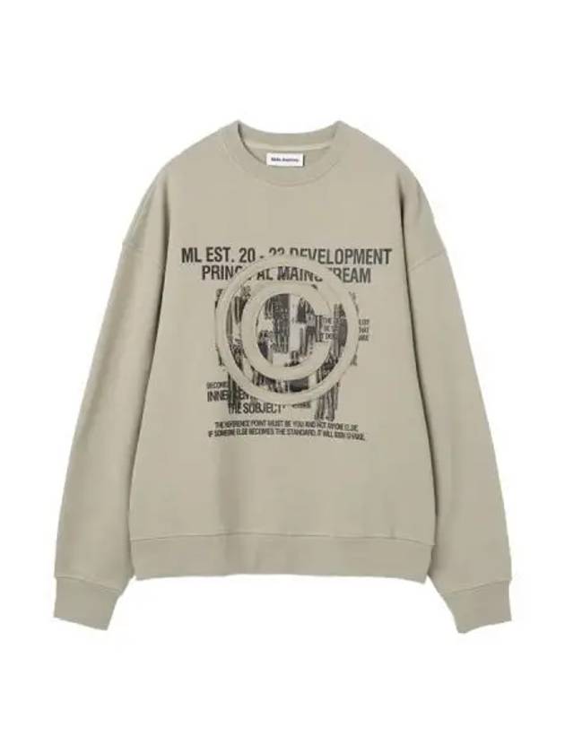 Milo Standard Square Crew Neck Beige - MILLO ARCHIVE - BALAAN 1