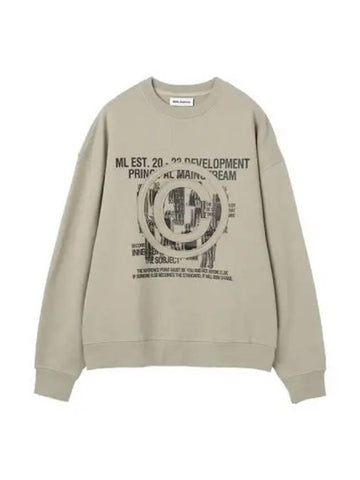 Milo Standard Square Crew Neck Beige - MILLO ARCHIVE - BALAAN 1