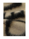 Logo Fringe Wool Mohair Scarf Camel - LOEWE - BALAAN 4