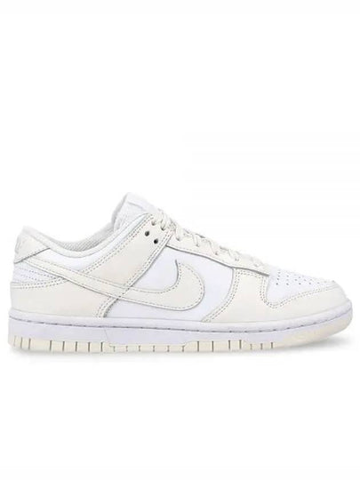 Women's Dunk Low Top Sneakers White Saeil - NIKE - BALAAN 2