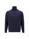 Shawl Shaw Collar Knit Top Navy - TITLEIST - BALAAN 1