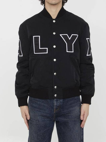 Logo Varsity Bomber Jacket Black - 1017 ALYX 9SM - BALAAN 2