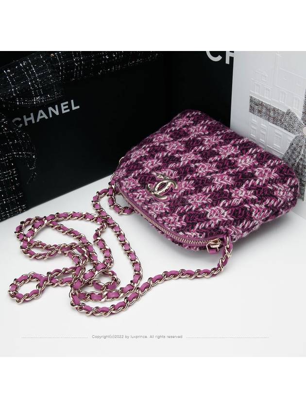 Tweed mini chain bag 1213hv - CHANEL - BALAAN 5