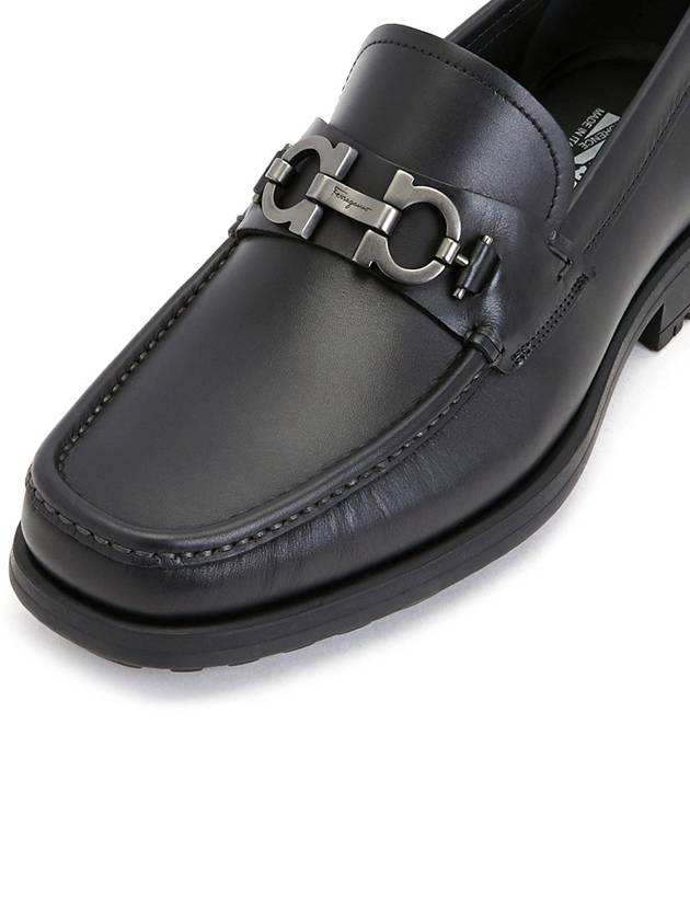 Men's David Gancini Loafers Black - SALVATORE FERRAGAMO - BALAAN 8