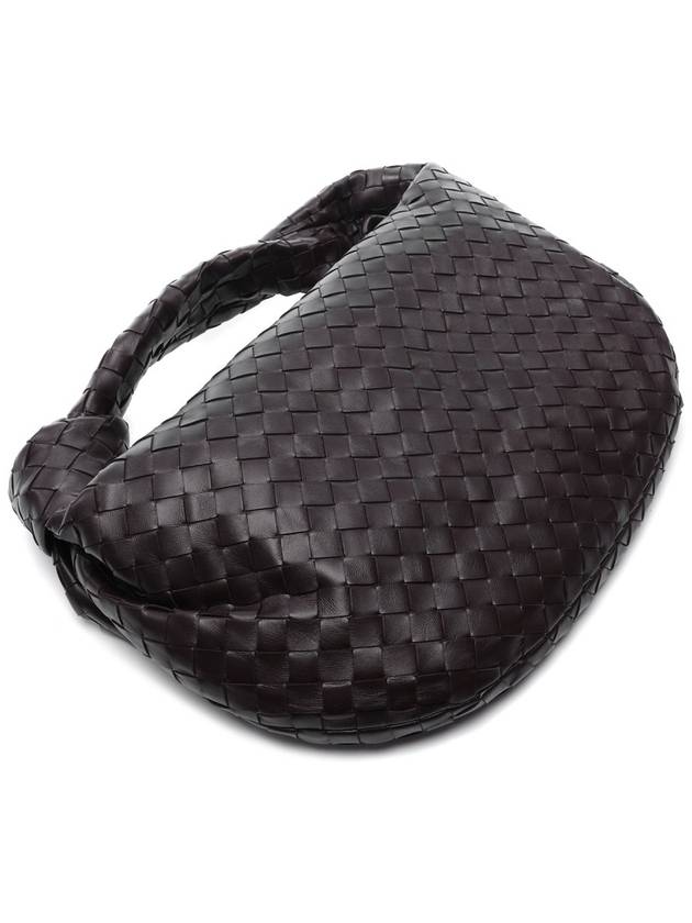 Intrecciato Jody Small Shoulder Bag Dark Brown - BOTTEGA VENETA - BALAAN 6