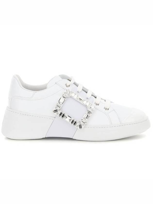 Viv Skate Buckle Low Top Sneakers White - ROGER VIVIER - BALAAN 2