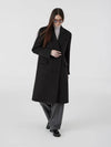 Menish Overfit Box Wool Coat Black - VOYONN - BALAAN 4