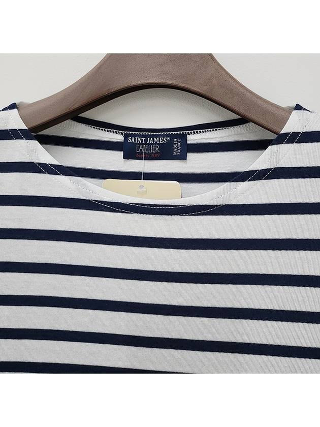 Levant Modern Striped Short Sleeve T-Shirt Marine - SAINT JAMES - BALAAN 5