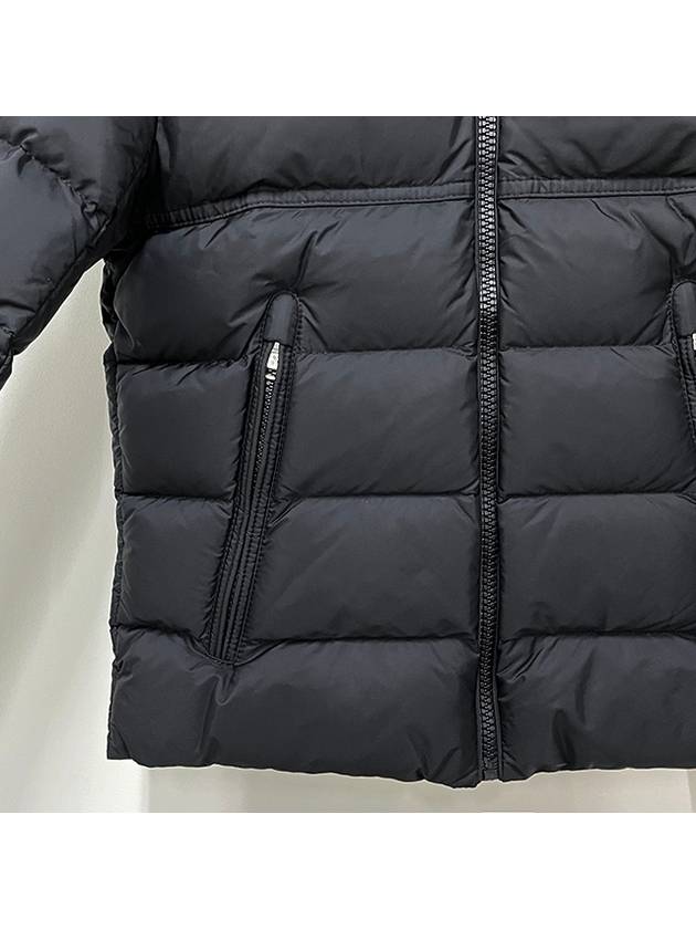 Kids Logo Patch NEW BYRONF Down Padded Jacket 8Y 10Y Black 1A00086 5968E 999 - MONCLER - BALAAN 5