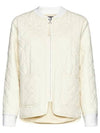 Elea Quilting Zip-Up Jacket Cream - A.P.C. - BALAAN 1