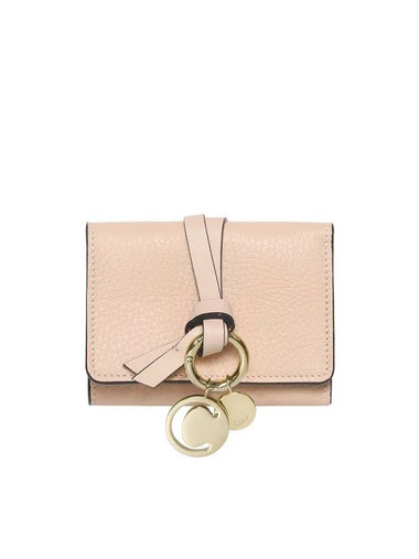 Alphabet Small Half  Wallet Light Pink - CHLOE - BALAAN 1