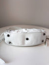 Le Cagole Small Leather Shoulder Bag White - BALENCIAGA - BALAAN 5