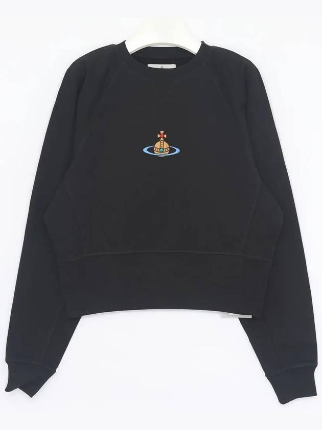 ORB Embroidered Logo Sweatshirt Black - VIVIENNE WESTWOOD - BALAAN 2