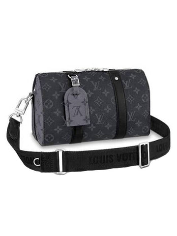 City Keepall Cross Bag Black - LOUIS VUITTON - BALAAN 1