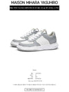 Wayne OG Sole Leather Low Top Sneakers Grey - MAISON MIHARA YASUHIRO - BALAAN 3