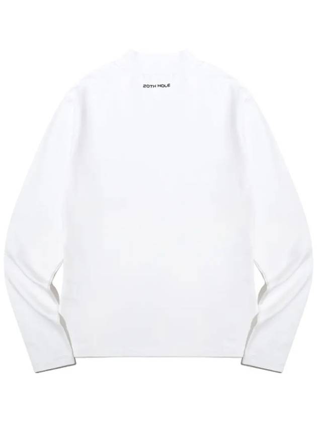 Logo point brushed base layer t-shirt WHITE - 20THHOLE - BALAAN 3