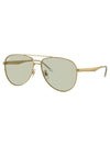 Eyewear Pilot Sunglasses Gold Green - RAY-BAN - BALAAN 1