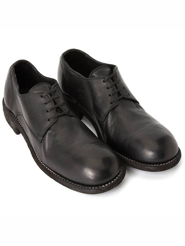 992 Horse Leather Classic Derby Shoes Black - GUIDI - BALAAN 4