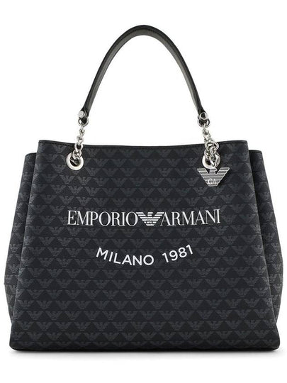 Tote Bag Y3D159 YWS0E 86284 NERO BIANCO - EMPORIO ARMANI - BALAAN 2