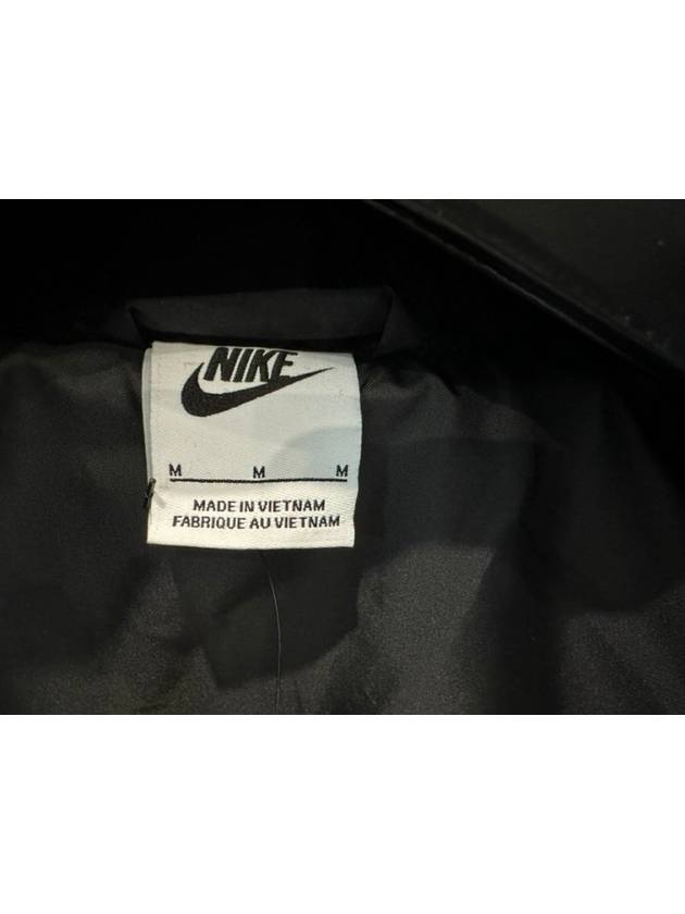 NSW Swoosh Fleece Sherpa Fur Jacket Black - NIKE - BALAAN 6