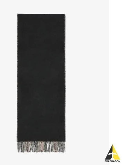 Check Cashmere Scarf Black - BURBERRY - BALAAN 2