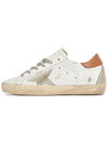 Brown Tab Superstar Classic Low Top Sneakers White - GOLDEN GOOSE - BALAAN 5