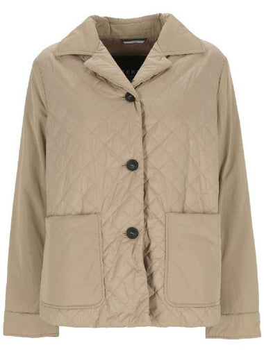 Saco Nylon Padding Beige - MAX MARA - BALAAN 1