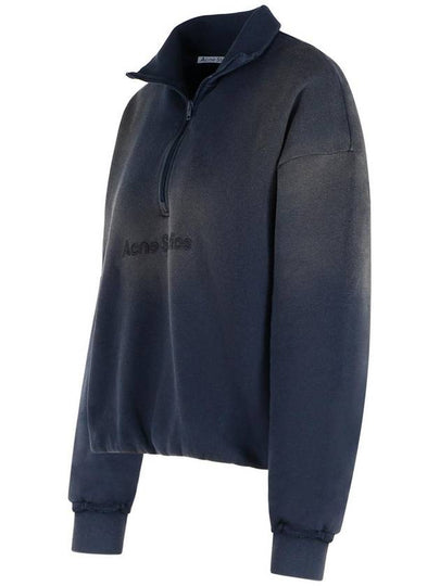 Acne Studios Navy Cotton Sweatshirt - ACNE STUDIOS - BALAAN 2