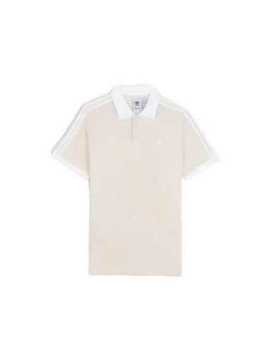 adidas 3S Polo Shirt Wonder Beige IZ3070 - ADIDAS - BALAAN 1