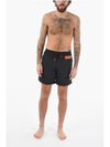 Logo Patch Nylon Swim Shorts Black - HERON PRESTON - BALAAN 5