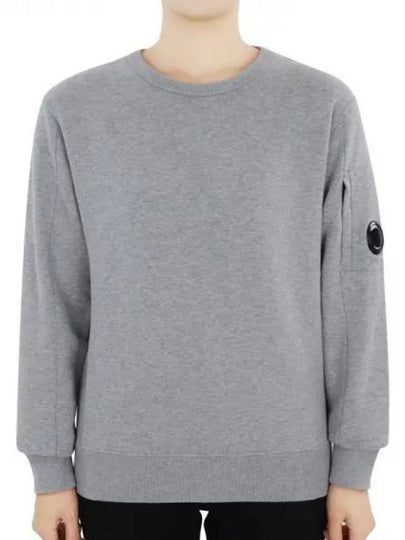 Kids Lens Wappen Fleece Sweatshirt Grey - CP COMPANY - BALAAN 2