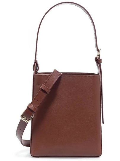 Virginie Leather Small Shoulder Bag Brown - A.P.C. - BALAAN 2