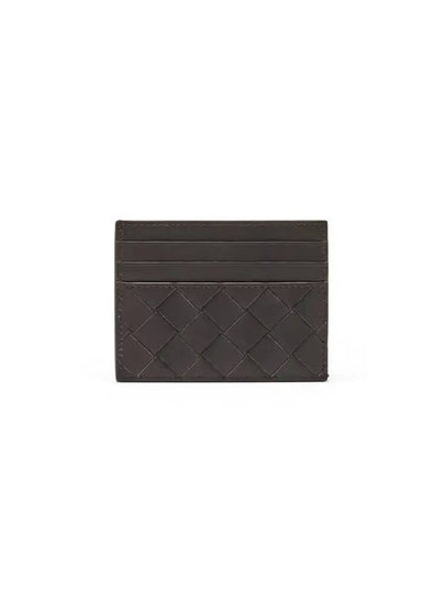 Intrecciato Leather Card Wallet Espresso - BOTTEGA VENETA - BALAAN 2