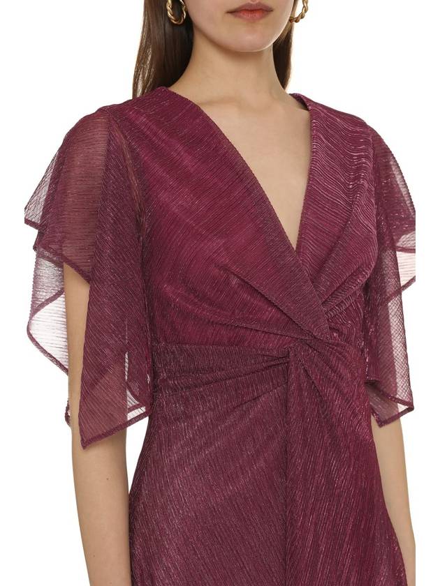 Talbot Runhof Lurex Draped Dress - TALBOT RUNHOF - BALAAN 5