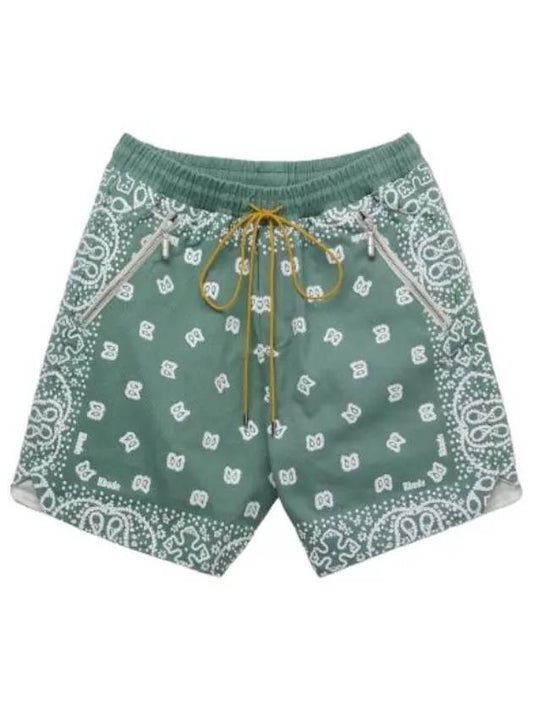 Bandana Shorts Pants Sage - RHUDE - BALAAN 1