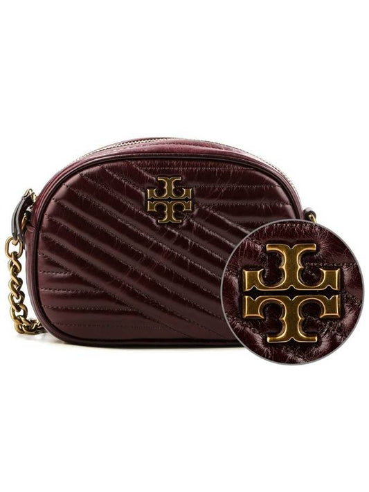 Women's Kira Glazed Camera Shoulder Bag Red - TORY BURCH - BALAAN 2