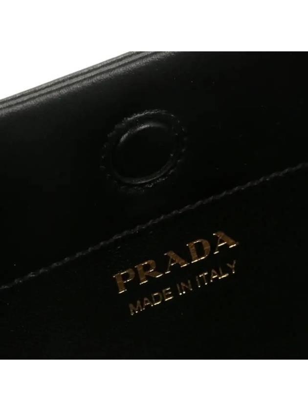 Medium Leather Handles Tote Bag Black - PRADA - BALAAN 7